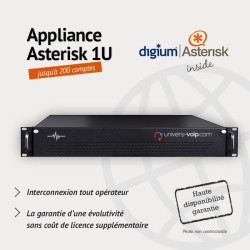 Appliance Asterisk-Xivo 1U 200 comptes Haute Disponibilité